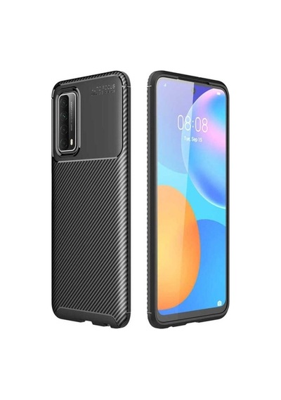 Huawei P Smart 2021 Kılıf Zore Negro Silikon Kapak Siyah