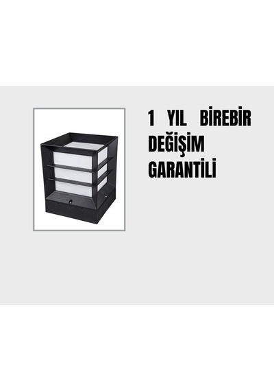 Kare Izgaralı Küp Dekoratif Bahçe Ve Set Üstü Aydınlatma