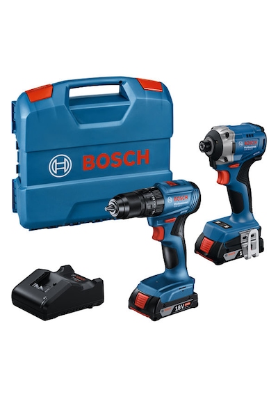 Bosch GDR 18V-215 + GSB 185-LI Kombi Set 2x2.0 Ah