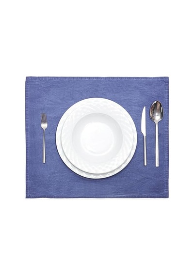 Taşlanmış Indigo Denim Pamuk Amerikan Servisi- 2'li Set Genel