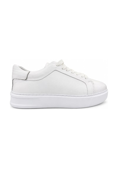 Papucumun Dünyası Erkek Hakiki Deri Sneaker Beyaz