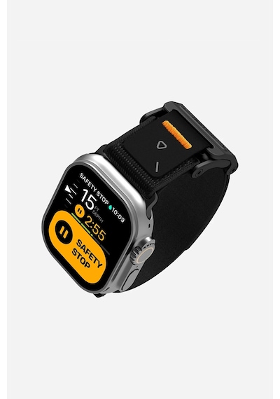 Watch Ultra 1-2 Ve Series 10/9/8/7/6 Uyumlu Mag Buckle Mıknatıslı Slim Kordon A11 Siyah