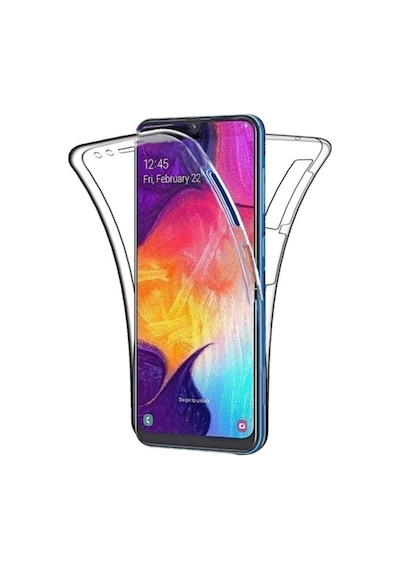 Samsung Uyumlu Galaxy A30 360 Derece Kilif Kristal Silikon Seffaf Soft 345815129