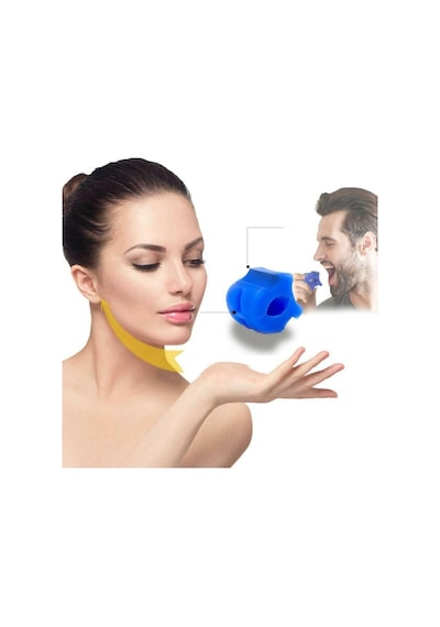 Yüksek Kalite Başlangıç Seviye Jawline Balls Çene Egzersiz Topu Sağlıklı Besin Sınıfı Silikon Mavi, Tek Ebat, Aa99582ff, Mavi