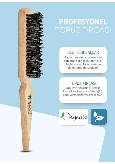 131 Organik Topuz Fırçası
