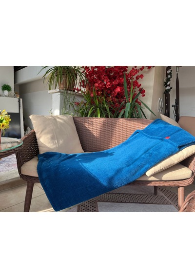 Wellsoft Tek Kişilik Battaniye 150x200 Mavi