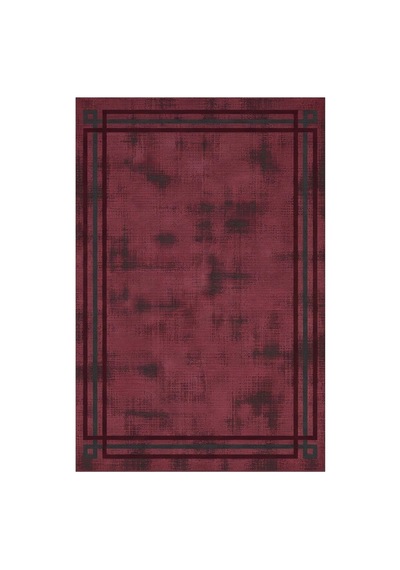 Kartela Halı Rilo Halı Kaymaz Taban Makinede Yıkanabilir Halı Bordo - 100 X 150 Cm