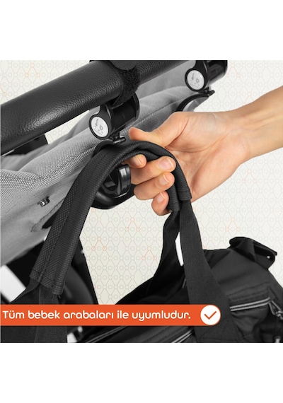 Gezenbebe 360 Derece Dönebilen Bebek Arabası Kancası