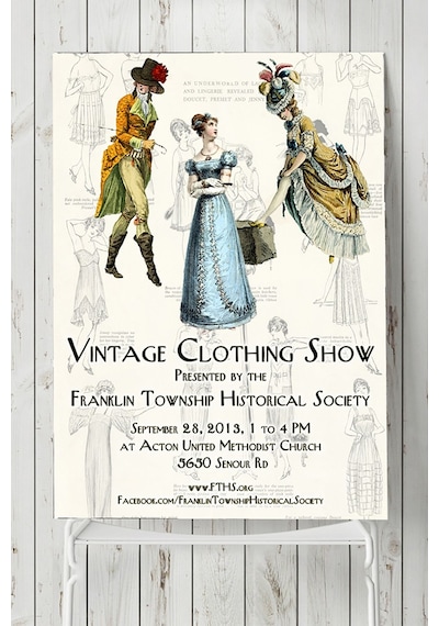 Moda Vintage Poster