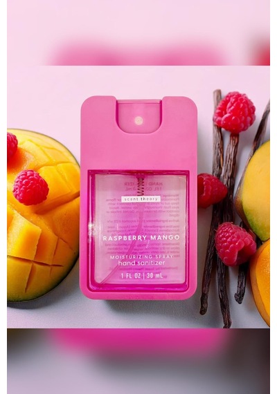 Scent Theory Raspberry Mango Nemlendirici Ve Kokulu El Temizleme Spreyi 30ml