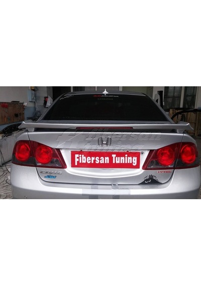 Honda Civic Fb7 Işıklı Spoiler Fiberglas ---Fibersan Tuning