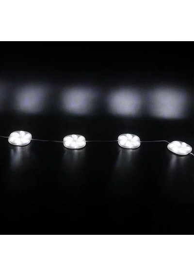 Powermaster Pm-14696 12 Volt 3 Watt Soğuk Beyaz Yanıp Sönen Çakar 6565-2835 Modül Led 65x65x12mm