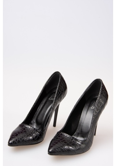 Fox Shoes Siyah Kadın Topuklu Ayakkabı G922151911