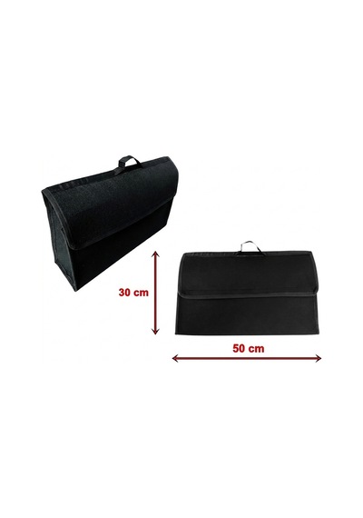 Halı Bagaj Çantası Avadanlık Düzenleyici Organizer 30x50cm Siyah