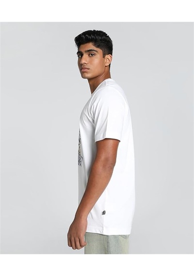 Puma Graphics Photoprint Tee Erkek Beyaz Tişört - 683213 02 Beyaz