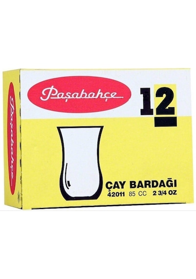 Paşabahçe 42011 Kandilli Çay Bardağı 12Li /Küçük Şeffaf