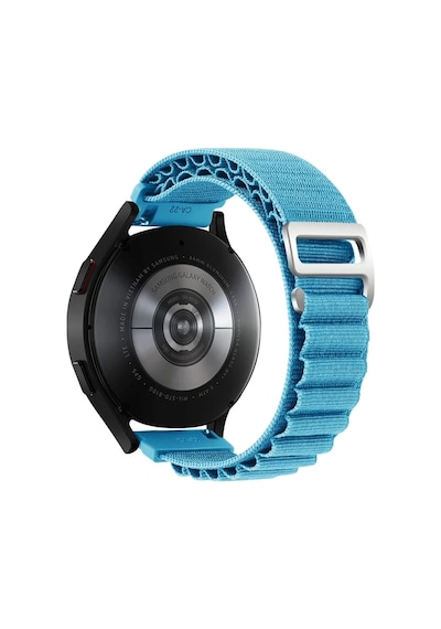 Watch 22mm Uyumlu Kr410 Kumaş Kordon - Mavi