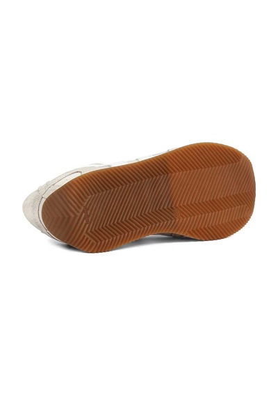 Kadın Bej Süet Deri Sneaker