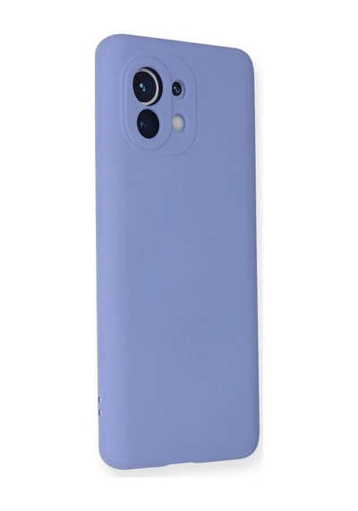 Xiaomi Mi 11 Kılıf Nano İçi Kadife Silikon - Lila 0.2M-Çok Renkli