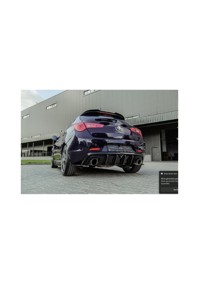 Alfa Romeo Giulietta Tavan Spoiler 2010-2020 Uyumlu Arka Üst Spoiler Piano Black Abs
