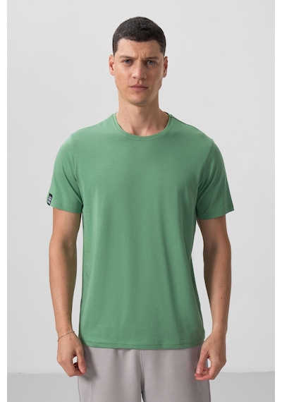 Tommylife Tommy Life Pastel Yeşil Erkek Basic Kısa Kol Standart Kalıp O Yaka T-shirt - 87911 Pastel Yeşil