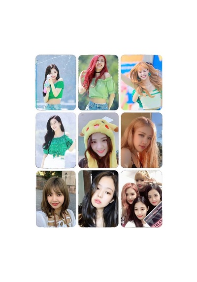 Black Pink 19 No -kpop- 9 Lu Fotokart Seti