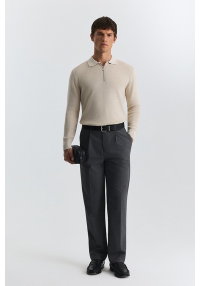 Antioch Regular Fit Pileli Pantolon Gri
