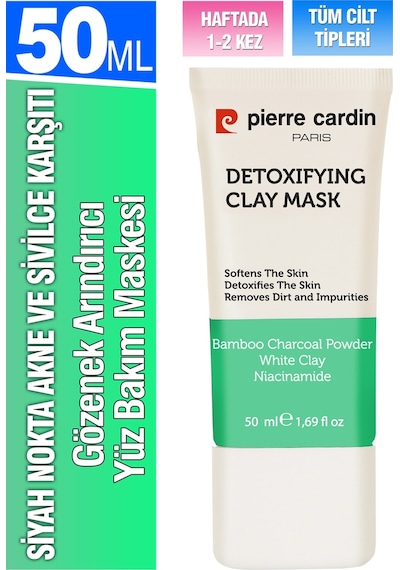 Pierre Cardin Gözenek Yüz Bakım Maskesi 50 ML