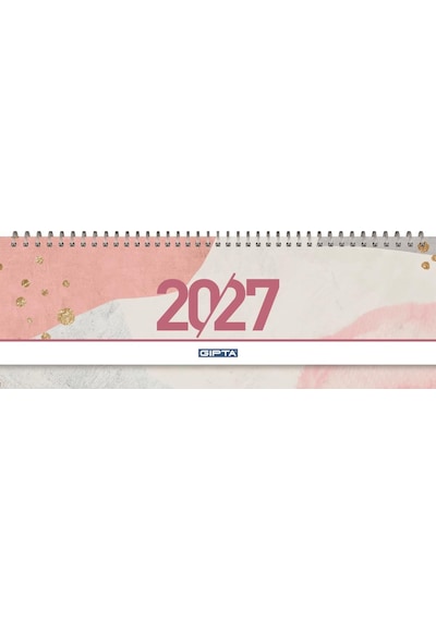 Gıpta 2027 Spiralli Masa Takvimi 12x33 Cm 504-btk 5 Adet