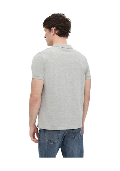 Lumberjack Mb Ct953 Polo T-sh 6fx Erkek Kısa Kol Polo Tişört Gri Melanj