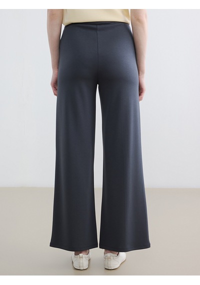Lcw Modest Antrasit Beli Lastikli Soft Touch Kadın Eşofman Altı