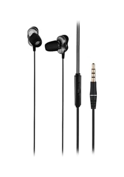 Tr Eh102 Kablolu 3.5mm Jacklı Mikrofonlu Kulak İçi Kulaklık - Çift Sürücülü, Sağlam Kablo Yapısı, Spor, İş Genel