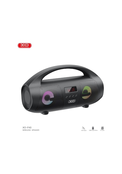 F40 10w Aux Girişli Radyolu Type-c Ve Aux Girişli Bt 5.0 1200 Mah Kablosuz Hoparlör