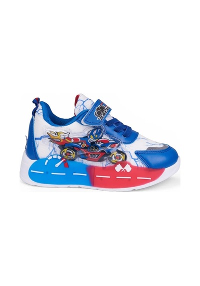 Tuğba Ortopedi 5024 Erkek Çocuk Okul Öncesi Işıklı Sneaker Mavi/beyaz