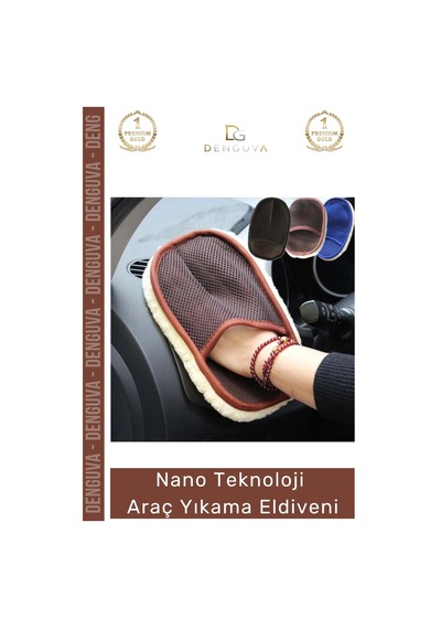 Otoeldiveni Yünlü Nano Teknoloji Hassas Çiziksiz Detaylı Bakım Parlatıcı Araba Oto Yıkama Eldiveni