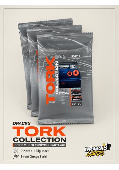 Mythos Dpacks Tork Collection Serie 2 Koleksiyon Kartları 9 Kart + 1 Bilgi Kartı Street Gangs Serisi