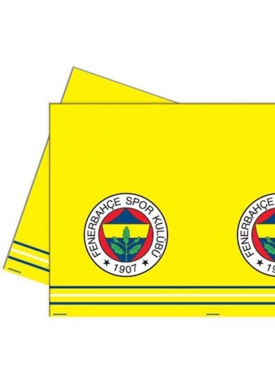 Fenerbahçe Doğum Günü Masa Örtüsü 120x180 Cm Plastik Parti Masa Örtüsü Taraftar Konsept Süsleri