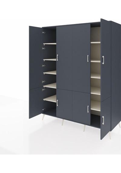 Kronos Gardrop 10 Raflı 8 Kapaklı 176x59x221 Antrasit-antrasit/aytaşı Antrasit/aytaşı Kronos Gardrop 10 Raflı 8 Kapaklı 176x59x221 Antrasit-antrasit/aytaşı Antrasit/aytaşı