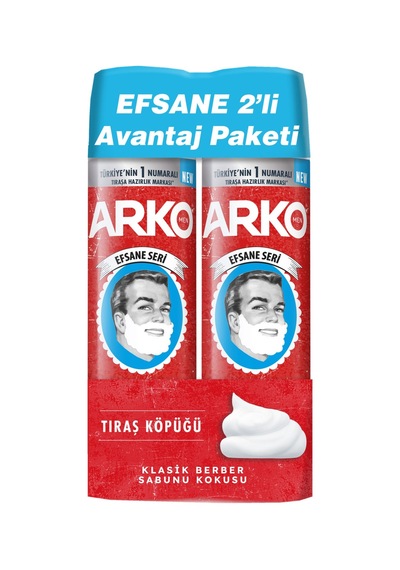 3 Adet Arko Men Efsane Tıraş Köpüğü 2 X 200 Ml