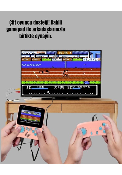 Mey İthalat Şarjlı 3.5 İnç Retro Oyun Konsolu