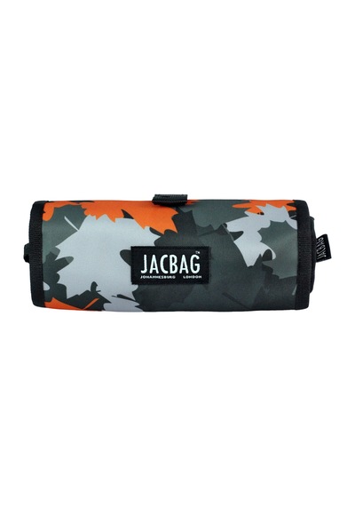 Jacbag Senior -sanatsal Rulo Kalem Çantası Senior-turuncu Camoflora renkli