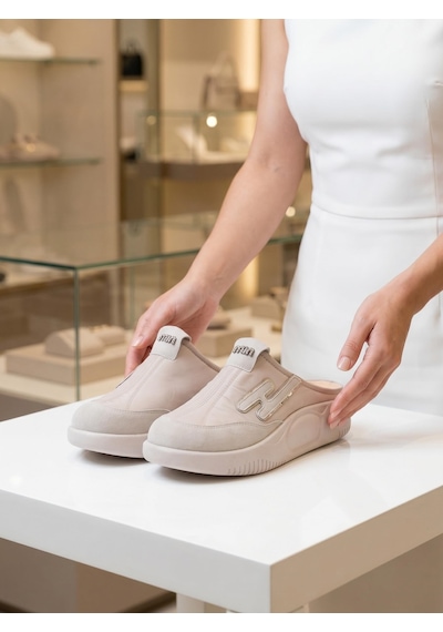 Nesilshoes Nesil Shoes Conf 222 Vizon Anatomik Kadın Sabo Terlik