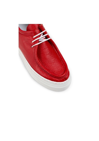 Deery Hakiki Deri Kırmızı Kadın Sneaker - Z1682zkrmc01 Kırmızı