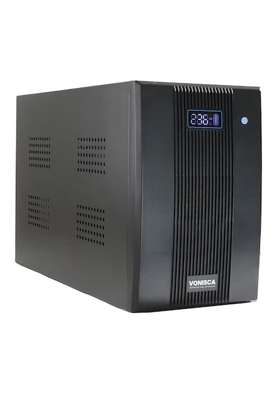 D-2000 2000va Lcd Kesintisiz Güç Kaynağı Line Interactive 2x12v 9ah Ups Ofis Kamera Sistem Çoklu Cihaz