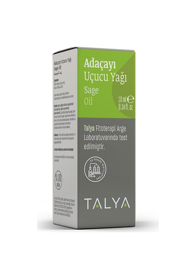 Talya %100 Saf ve Doğal Buhurdanlık ve Difüzör İçin  Adaçayı Uçucu Yağı 10 ML