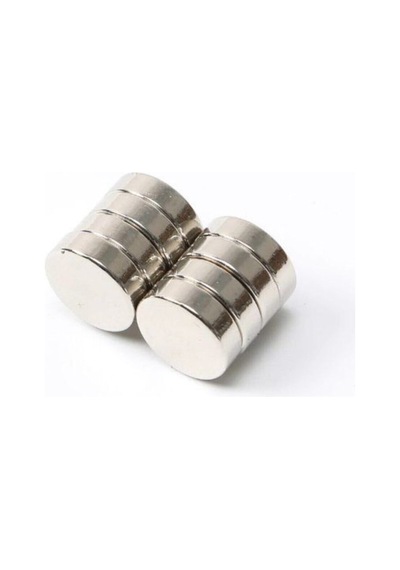 10 Adet Yuvarlak, Neodyum Mıknatıs, 10x3 Mm, Süper Güçlü Magnet