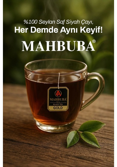 Mahbuba Std 100 Ithal Seylan Sri Lanka Ceylon Kaçak Sallama Süzen Bardak Poşet Siyah Yaprak Çayı 100