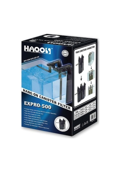 Haqos Expro-500 Askı Dış Filtre 510lt/saat