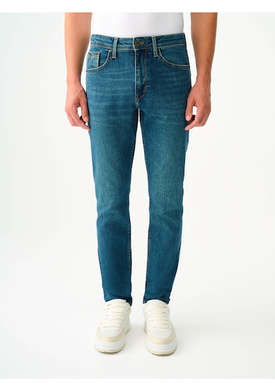 Loft Erkek Jean Pantolon Petrol Lf2037020 Ricardo Slim Fit 25kp69000126 P69059 Petrol