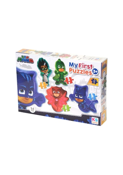 Nessiworld Pjmask Benim İlk Yapbozum 4'ü Bir Arada Çok Renkli